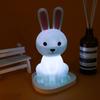 Barraca de atacado LED coelho luz noturna desenho animado criativo mercado noturno fornecimento de lâmpada de mesa infantil luminosa