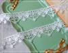 Accesorios de encaje bordado soluble en agua de poliéster blanco y negro, ropa de Lolita, accesorios de ropa para muñecas, decoración DIY hecha a mano
