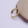 Explosiones transfronterizas de Europa y Estados Unidos Anillo de torsión de plata esterlina S925 personalidad nicho ajustable anillo femenino al por mayor