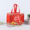 Bolsa No Tejida Recubierta Transfronteriza Bolso de Mano Navideño Embalaje de Ropa Personalizado Bolso de Compras Plegable Estéreo