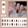 Uñas Portátiles Estilo Pequeña Fragancia de Lujo Ligero, Pegatinas de Uñas Postizas de Gama Alta, Uñas Removibles, Manicura de Temperamento, Uñas Portátiles al por Mayor