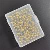 4mm 6mm Cortiça escritório metal ouro rosa prata plástico alfinete bola redonda prego superfície de futebol tachinha
