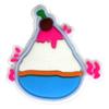 Série de Sobremesas Fofas Acessórios Planos Patch de Borracha Macia Pvc Capa de Celular de Desenho Animado Pente de Cabelo Feminino Acessórios para Joias DIY