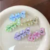 Pinza para el pelo de gato KT de espina de pescado translúcida japonesa y coreana, pinza dulce de verano para flequillo lateral de niña, accesorio para el pelo infantil versátil de dibujos animados