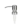 Cabeza de bomba de acero inoxidable cepillado color café 24 dientes botella de vidrio boquilla de bomba para loción dispensador de gel antibacterial cabeza de bomba de presión para baño