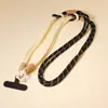 Cordón Cruzado para Teléfono Móvil, Correa de Muñeca Ajustable, Cordón Tejido Portátil, Correa Simple para el Cuello de Viaje, Cordón Ajustable