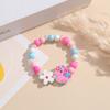 Pulsera Personalizada Creativa de Unicornio de Madera Pulsera Linda para Niña Bebé Pulsera de Joyería para Estudiante Decoración de Joyería