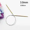 Agulha Circular Tricô Suéter Feito à Mão DIY Ferramenta de Tricô Conjunto Completo Agulha de Tricô Agulha de Suéter Agulha Longa Reta Agulha Curta de Bambu