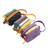 Bolsa Transversal Arco-Íris Color-Block 2026 Nova, Bolsa de Ombro Leve, Bolsa Pequena Esportiva Casual Estilo Dopamina com Grande Capacidade