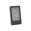 Reloj despertador simple de temperatura y humedad con pantalla grande, reloj de mesita de noche LCD, diseño de reloj más vendido transfronterizo, doble uso para colgar y de pie