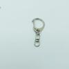 Hebilla de aleación de zinc 2.1gC al por mayor, pequeña hebilla de ocho caracteres, tres piezas, accesorios para equipaje, llavero, rollo de llavero