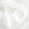 Faldas Modernas Europeas y Americanas para Mujer, Faldas Blancas con Adorno de Encaje, Faldas Largas de Cintura Alta Estilo Ballet, Minifaldas de Encaje Esponjosas