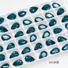Cristais Dongzhou 12*8mm Pedras Strass com Ponta de Gota, Acessórios Populares para Nail Art, Strass Personalizado de Fábrica