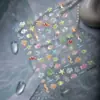 Pegatinas de Papel para Uñas Estilo Láser Cyansea Mundo Submarino Taza de Agua Lindas CCD Impermeables Adhesivas Traseras Pegatinas Decorativas