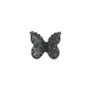 Manicura Explosiva Mariposa Mini Color Aurora Fantasma Transparente Tridimensional Ciber Celebrante Lazo Taladro Decorativo para Uñas Pequeñas
