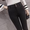Leggings Ropa Exterior para Mujer 2022 Nuevo Estilo Coreano Combinable Cintura Alta Adelgazantes Ajustados Pantalones Lápiz Negros Otoño e Invierno Pantalones Skinny