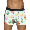 Ropa Interior Masculina Adulta Europea y Americana de Pascua Impresa en 3D de Seda de Leche de Cintura Media Sexy tipo Boxer