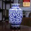 Jingdezhen Jarrón Pequeño Adornos de Cerámica Sala de Estar Arreglo Floral Moderno Simple Decoración Hogar Flor Seca Botella de Porcelana