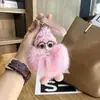 Suministro Transfronterizo de Llaveros de Peluche de Zorro, Nuevos Colgantes Lindos para Mochilas de Bebés y Estudiantes, Adornos Lindos de Muñeca Durmiendo