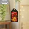 Pingentes de Natal Criativos de Madeira Mais Vendidos Transfronteiriços DIY Cena de Natal Árvore de Natal Boneco de Neve Papai Noel Enfeites Decorativos