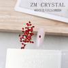 K9 Nuevo Súper Flash Imitación Huaping Rojo Arte de Uñas Diamante con Forma Borde Guía Mini Diamante Pegatina Roja para Uñas Joyería de Diamantes