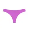 Roupa íntima feminina Xiyin Amazon Cross-Border com etiqueta em inglês, Tanga respirável de seda gelada esportiva sem costura, Verão Praia Cintura Baixa