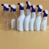 Botella de plástico de hombro plano de 250 ml, botella desinfectante de manos, botella de spray de tóner PET, botella de loción para subembotellado cosmético