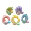 Elástico de Cabelo Rabo de Cavalo Dopamina Alta para Mulheres, Elástico de Borracha de Alta Elasticidade, Argola de Cabelo Premium Bola M&M, Elástico para Coque, Acessório de Cabelo