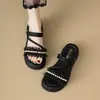 Hermosas Sandalias de Doble Propósito para Mujer, Nuevo Estilo de Hada Verano 2026, Adecuadas para Usar con Faldas, Sandalias de Playa de Suela Gruesa