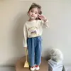 Pantalones Vaqueros para Niñas Primavera y Otoño 2026 Nueva Moda Pantalones Rectos a la Moda para Niñas y Niños Pequeños, Pantalones de Abrigo de Otoño para Niños