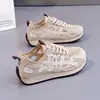 Sapatos Casuais da Moda Tendência Respiráveis de Malha para Primavera/Verão 2026 Cano Baixo Versáteis Tendência Tênis de Corrida Sapatos Esportivos Femininos