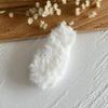 Asas de anjo de pelúcia Tecido Orelhas Fita Arco Decoração Lace Bordado Pano Adesivo Feito à Mão DIY Material