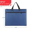 Bolsa Portadocumentos Portátil de Gran Capacidad con Cremallera para Conferencia de Lona Oxford para Negocios, Maletín Impermeable para Hombres