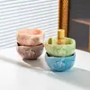 Tazón de Matcha de Corazón Cerámico con Pico Juego de Té Matcha Japonés Juego de 7 Piezas Tazón Batidor de Té Caja de Regalo Suministro Exclusivo Transfronterizo