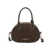 2026 Bolsa de Almofada Cor Sólida Design de Nicho Estilo Coreano Bolsa de Mão Diária Bolsa Transversal de Ombro Texturizada Bolsa Quadrada Pequena Feminina