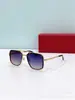 Lentes de Sol de Diseñador de Lujo para Hombres y Mujeres, Lentes Trendy Estilo Europeo y Americano con Protección UV400, Modelo Más Vendido 0194S