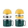 Acero Inoxidable 304 Taza para Comida Rápida Doble Capa Aislada Lonchera Tazón para Fideos Instantáneos Caja Bento para Estudiante y Trabajador de Oficina Regalo Taza para Comida Rápida