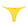 Amazon Encaje Europeo y Americano Transfronterizo Tanga Transparente para Mujer de Cintura Baja sin Costuras con Tira Fina Ropa Interior Deportiva para Mujer que No Pellizca los Glúteos