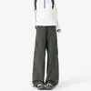 Pantalones casuales softshell personalizados/a prueba de tres (agua, viento, suciedad) para hombres y mujeres, estilo dopamina de otoño, multicolor, pantalones de trabajo rectos holgados para exteriores