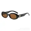 Gafas de sol ovaladas pequeñas de estilo europeo y americano para mujer, nuevo estilo callejero, celebridad de internet, protección UV, gafas de sol graduadas para hombre, de moda para caras pequeñas