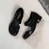 Zapatos Mary Jane de moda para el trabajo con corte lateral estilo francés, nuevos zapatos casuales slip-on adelgazantes de nicho francés para otoño