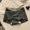 Ropa Interior para Mujer Estilo Deseo Puro Calzoncillos Bóxer de Algodón Puro Estilo Francés Antibacteriano 10A Entrepierna de Algodón Ancha Extendida Ropa Interior para Mujer de Cintura Media