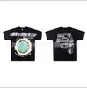 Camiseta Casual Unissex de Gola Redonda, Manga Curta, Estampa de Desenho Animado e Letras, Marca Tendência 2026 High Street, Exclusivamente para Vendas Transfronteiriças