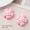 Acessórios de resina diy de desenho animado acessórios amor pétala cola de creme grampo de cabelo feito à mão capa de celular fivela de sapato acessórios lote