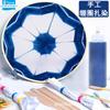 Kit de Bordado com Aro DIY Tie-Dye para Crianças Atividade Pai-Filho para Jardim de Infância Kit de Materiais para Artesanato Tinta para Tingir Educacional