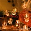 Fio de Luz LED de Halloween Transfronteiriço Morcego Caveira Fantasma Decoração de Festa Festival Atmosfera Luzes Bateria USB Luz Fantasma