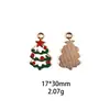 Guirlanda Papai Noel Sino Floco de Neve DIY Esmalte Liga de Zinco Acessórios de Joias Utensílios de Mesa Chaveiro Pingente