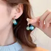 Design de Duas Formas (Frente e Trás), Brincos de Pérolas Cruzadas Transparentes 2025 Nova Moda Popular de Nicho Acessível Luxo Brincos