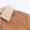 Otoño 2025 Nuevo Estilo Europeo y Americano para Mujer Casual Holgado Elegante Diseño para Viajar Chaqueta Larga Abrigo