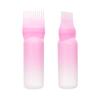 Frasco de Tinta para Cabelo Platinum Hair Salon, Frasco de Solução para Permanente Gradiente, Pente Aplicador, Frasco de Óleo para Tratamento Capilar, Pente de Aplicação com Pressão, Pente para Cabelos Secos